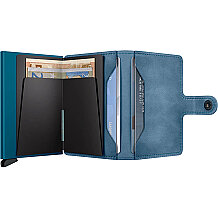 Secrid Miniwallet Vintage Kartlık Cüzdan, Mavi - 4