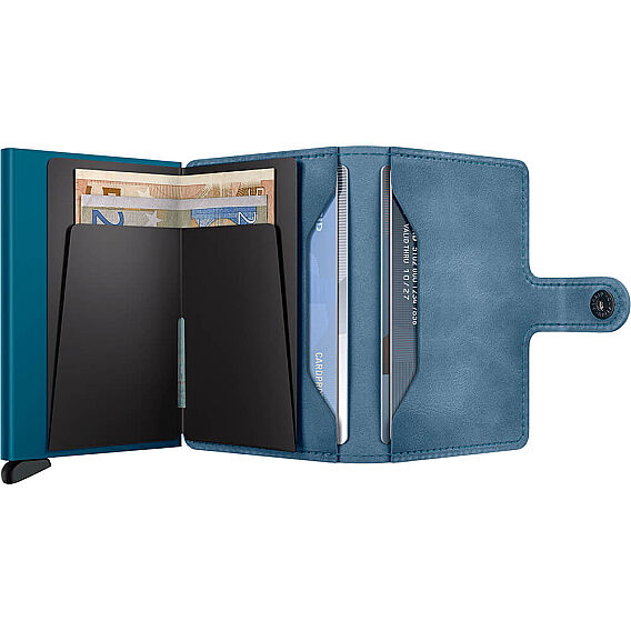 Secrid Miniwallet Vintage Kartlık Cüzdan, Mavi - 4
