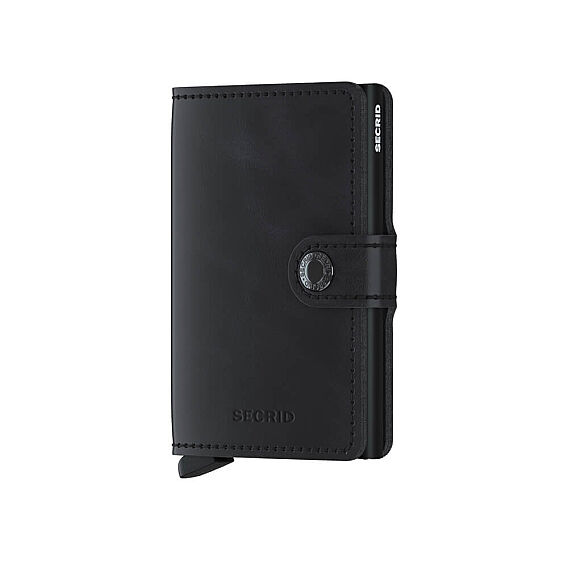 Secrid Miniwallet Vintage Kartlık Cüzdan, Siyah - Secrid