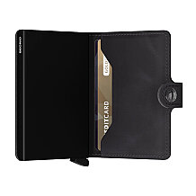 Secrid Miniwallet Vintage Kartlık Cüzdan, Siyah - 3