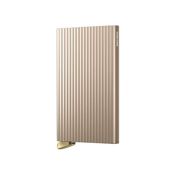Secrid Premium Cardprotector+ fluted Kartlık, Bej - Secrid