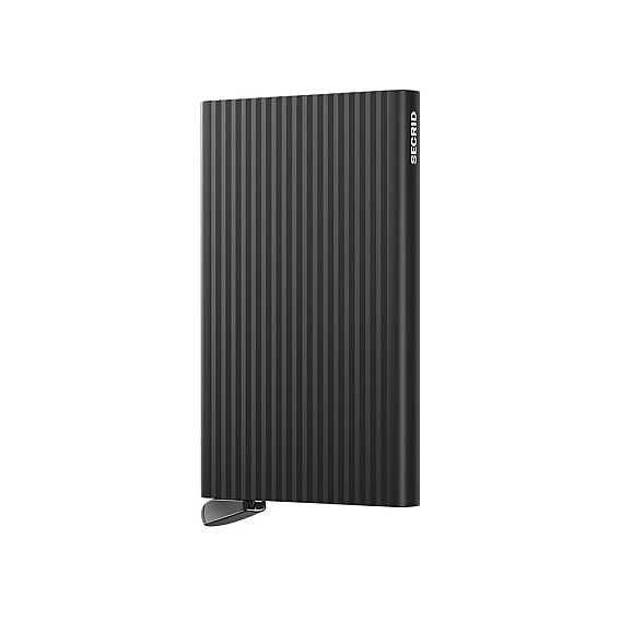 Secrid Premium Cardprotector+ fluted Kartlık, Siyah - Secrid
