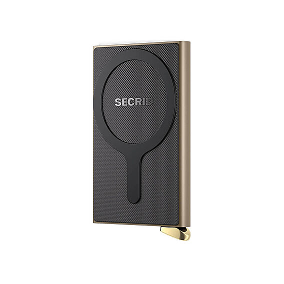 Secrid Premium Cardprotector+ fluted for Magsafe Kartlık, Bej - Secrid