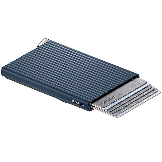 Secrid Premium Cardprotector+ fluted for Magsafe Kartlık, Lacivert - 3