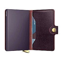 Secrid Premium Miniwallet+ Basco Kartlık Cüzdan, Bordo - 3