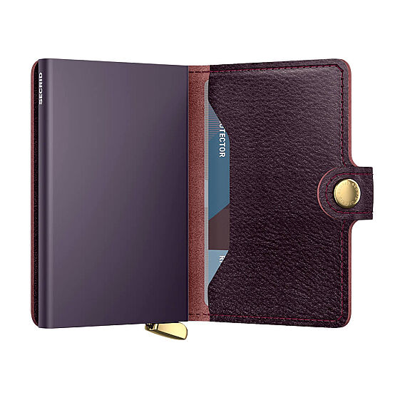 Secrid Premium Miniwallet+ Basco Kartlık Cüzdan, Bordo - 3
