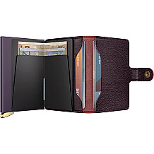 Secrid Premium Miniwallet+ Basco Kartlık Cüzdan, Bordo - 4