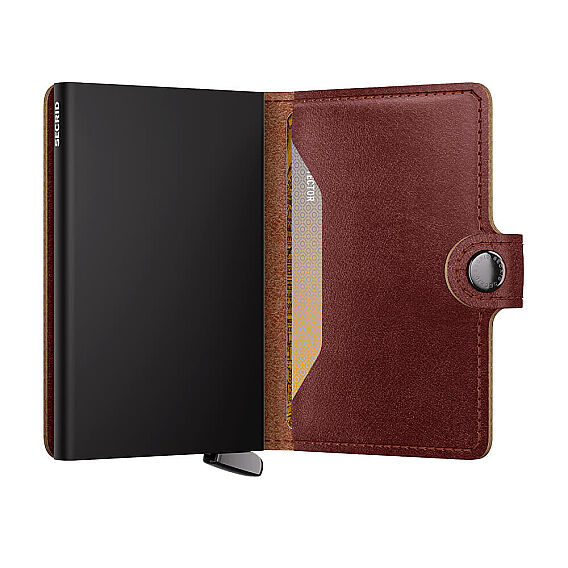 Secrid Premium Miniwallet+ Basco Kartlık Cüzdan, Kahve - 3