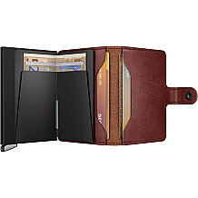 Secrid Premium Miniwallet+ Basco Kartlık Cüzdan, Kahve - 4