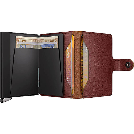 Secrid Premium Miniwallet+ Basco Kartlık Cüzdan, Kahve - 4