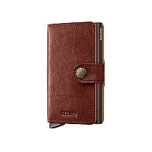 Secrid Premium Miniwallet+ Basco Kartlık Cüzdan, Kahve - 1