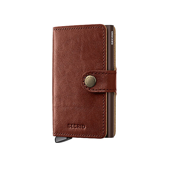 Secrid Premium Miniwallet+ Basco Kartlık Cüzdan, Kahve - Secrid