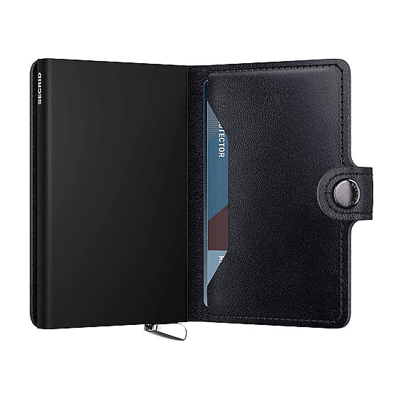 Secrid Premium Miniwallet+ Basco Kartlık Cüzdan, Siyah - 3