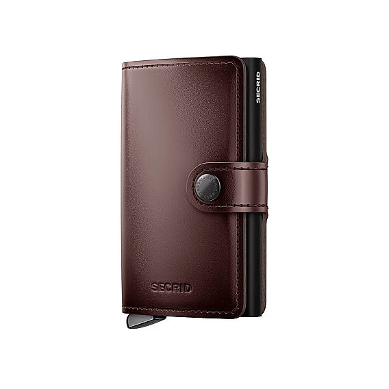 Secrid Premium Miniwallet+ Dusk Kartlık Cüzdan, Koyu Kahve - Secrid