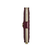 Secrid Premium Miniwallet+ Emboss Diamond Kartlık Cüzdan, Bordo - 2