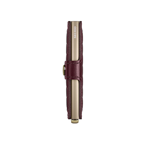 Secrid Premium Miniwallet+ Emboss Diamond Kartlık Cüzdan, Bordo - Secrid (1)