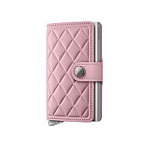 Secrid Premium Miniwallet+ Emboss Diamond Kartlık Cüzdan, Pembe - 1