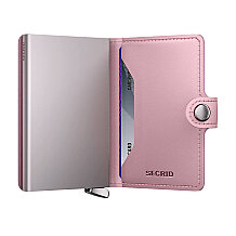 Secrid Premium Miniwallet+ Emboss Diamond Kartlık Cüzdan, Pembe - 3