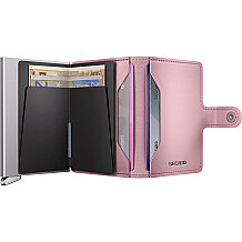 Secrid Premium Miniwallet+ Emboss Diamond Kartlık Cüzdan, Pembe - 4