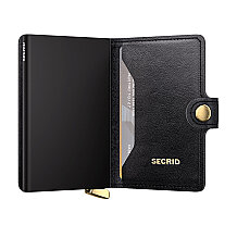 Secrid Premium Miniwallet+ Emboss Diamond Kartlık Cüzdan, Siyah - 3