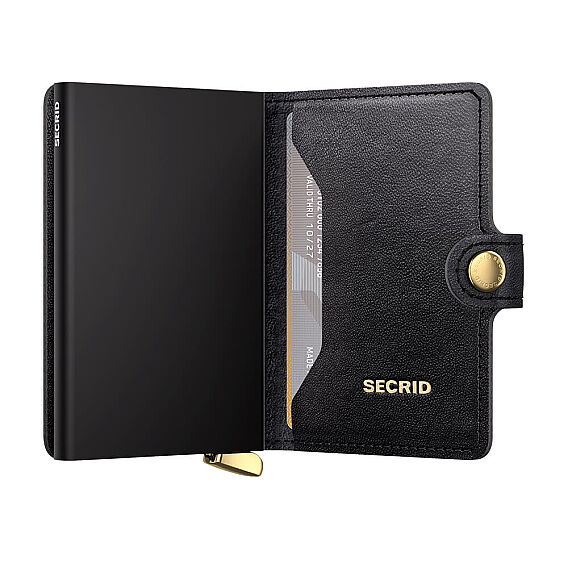 Secrid Premium Miniwallet+ Emboss Diamond Kartlık Cüzdan, Siyah - 3