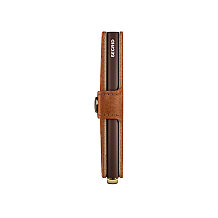 Secrid Premium Miniwallet+ Emboss Lines Kartlık Cüzdan, Kahve - 2