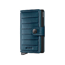 Secrid Premium Miniwallet+ Emboss Lines Kartlık Cüzdan, Pet.Mavi - 1