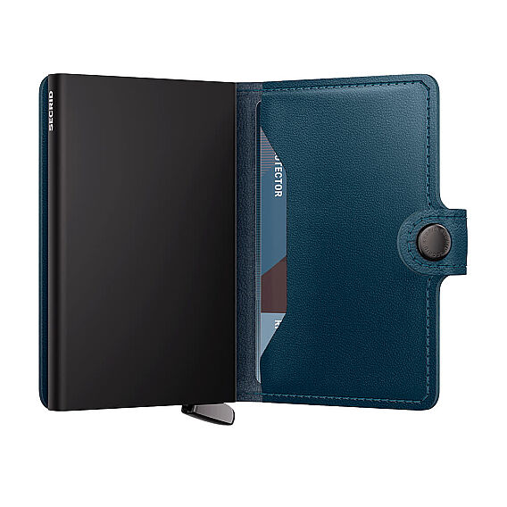 Secrid Premium Miniwallet+ Emboss Lines Kartlık Cüzdan, Pet.Mavi - 3