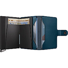 Secrid Premium Miniwallet+ Emboss Lines Kartlık Cüzdan, Pet.Mavi - 4