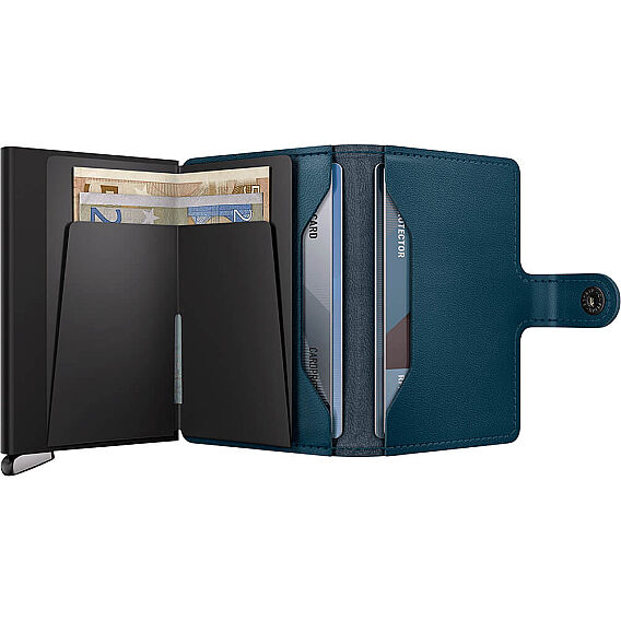 Secrid Premium Miniwallet+ Emboss Lines Kartlık Cüzdan, Pet.Mavi - 4
