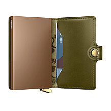 Secrid Premium Miniwallet+ Stitch Floral Kartlık Cüzdan, Yeşil - 3
