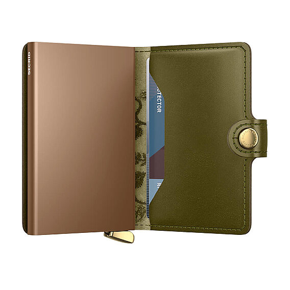 Secrid Premium Miniwallet+ Stitch Floral Kartlık Cüzdan, Yeşil - 3