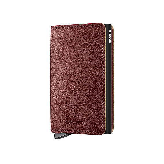 Secrid Premium Slimwallet+ Basco Kartlık Cüzdan, Kahve - Secrid
