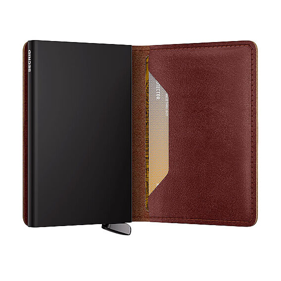 Secrid Premium Slimwallet+ Basco Kartlık Cüzdan, Kahve - 3