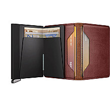 Secrid Premium Slimwallet+ Basco Kartlık Cüzdan, Kahve - 4