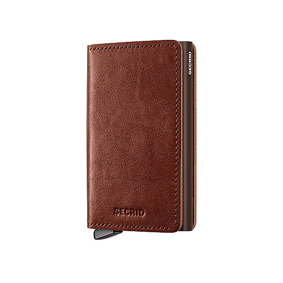 Secrid Premium Slimwallet+ Basco Kartlık Cüzdan, A.Kahve - Secrid