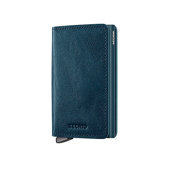 Secrid Premium Slimwallet+ Basco Kartlık Cüzdan, Pet.Mavi - Secrid