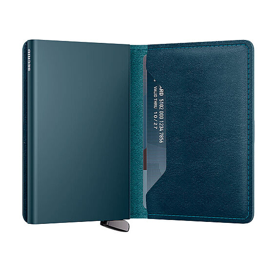 Secrid Premium Slimwallet+ Basco Kartlık Cüzdan, Pet.Mavi - 3
