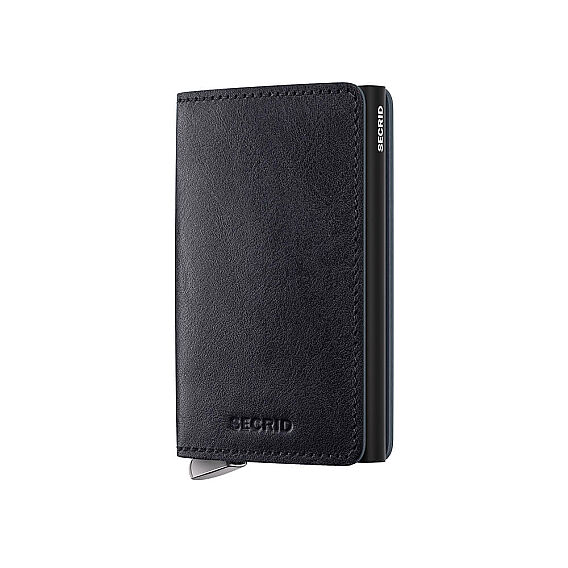 Secrid Premium Slimwallet+ Basco Kartlık Cüzdan, Siyah - Secrid