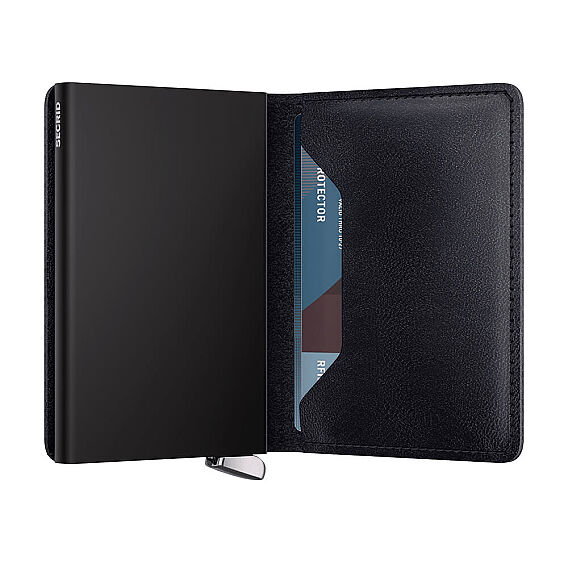Secrid Premium Slimwallet+ Basco Kartlık Cüzdan, Siyah - 3