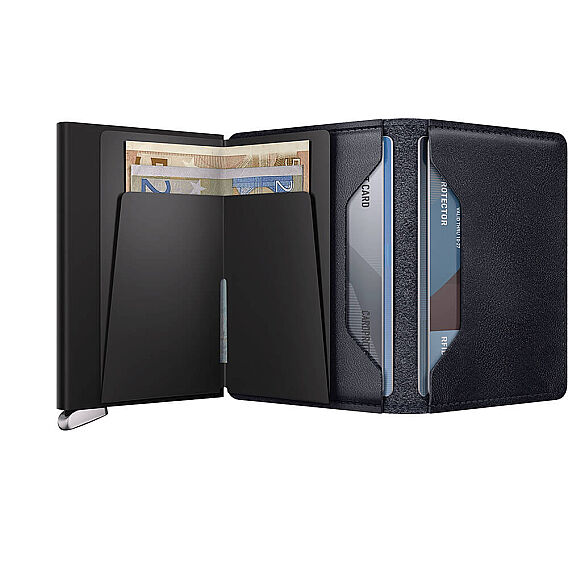 Secrid Premium Slimwallet+ Basco Kartlık Cüzdan, Siyah - 4