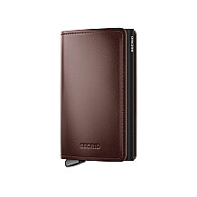 Secrid Premium Slimwallet+ Dusk Kartlık Cüzdan, Koyu Kahve - 1