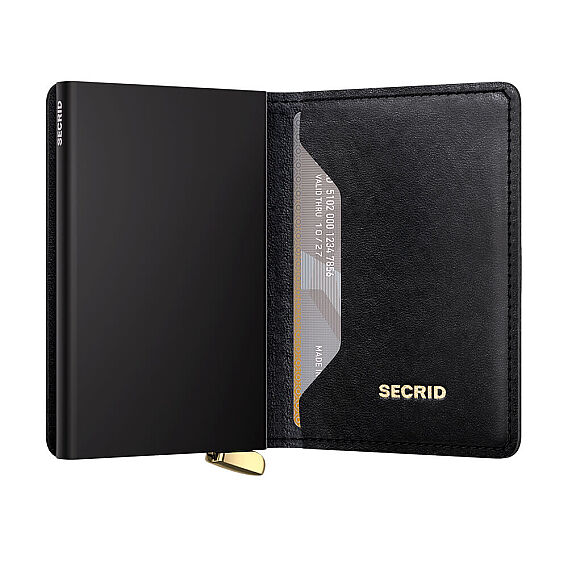 Secrid Premium Slimwallet+ Emboss Diamond Kartlık Cüzdan, Siyah - 3