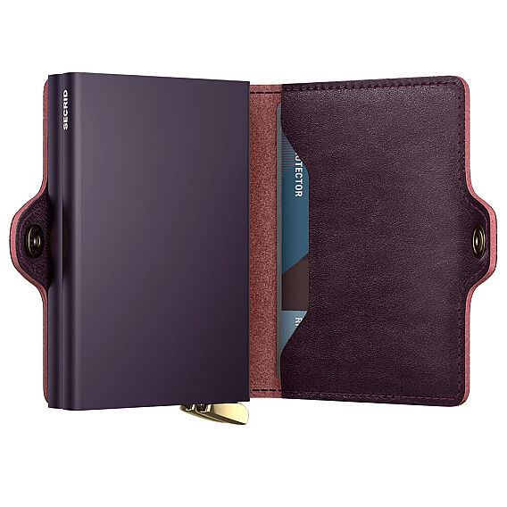 Secrid Premium Twinwallet+ Basco Kartlık Cüzdan, Bordo - 3