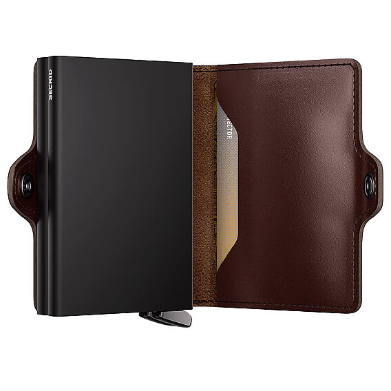 Secrid Premium Twinwallet+ Dusk Kartlık Cüzdan, Koyu Kahve - 3