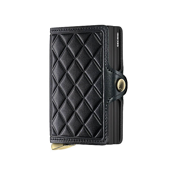 Secrid Premium Twinwallet+ Emboss Diamond Kartlık Cüzdan, Siyah - Secrid