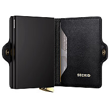 Secrid Premium Twinwallet+ Emboss Diamond Kartlık Cüzdan, Siyah - 3