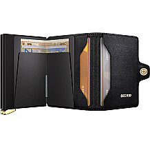 Secrid Premium Twinwallet+ Emboss Diamond Kartlık Cüzdan, Siyah - 4