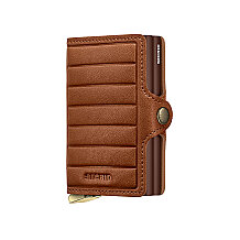 Secrid Premium Twinwallet+ Emboss Lines Kartlık Cüzdan, Kahve - 1