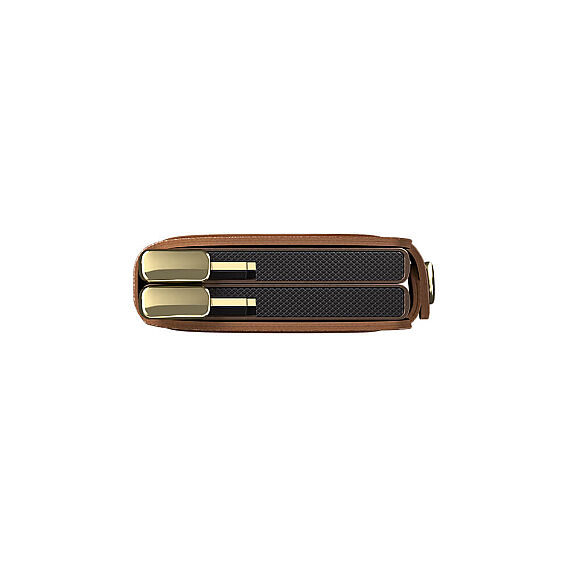 Secrid Premium Twinwallet+ Emboss Lines Kartlık Cüzdan, Kahve - 5